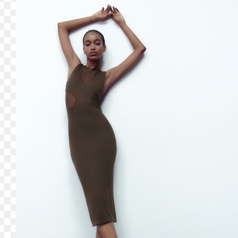 ZARA | SEAMLESS TULLE DRESS | Size XS-S